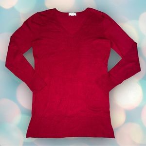 Liz Lange Maternity Women’s Long Sleeve V-Neck Sweater Size M